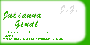 julianna gindl business card